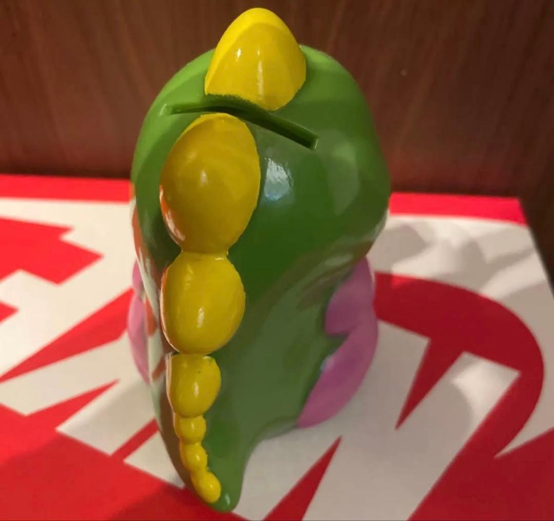 バブルボブル　バブルン　貯金箱　ソフビ　フィギュア