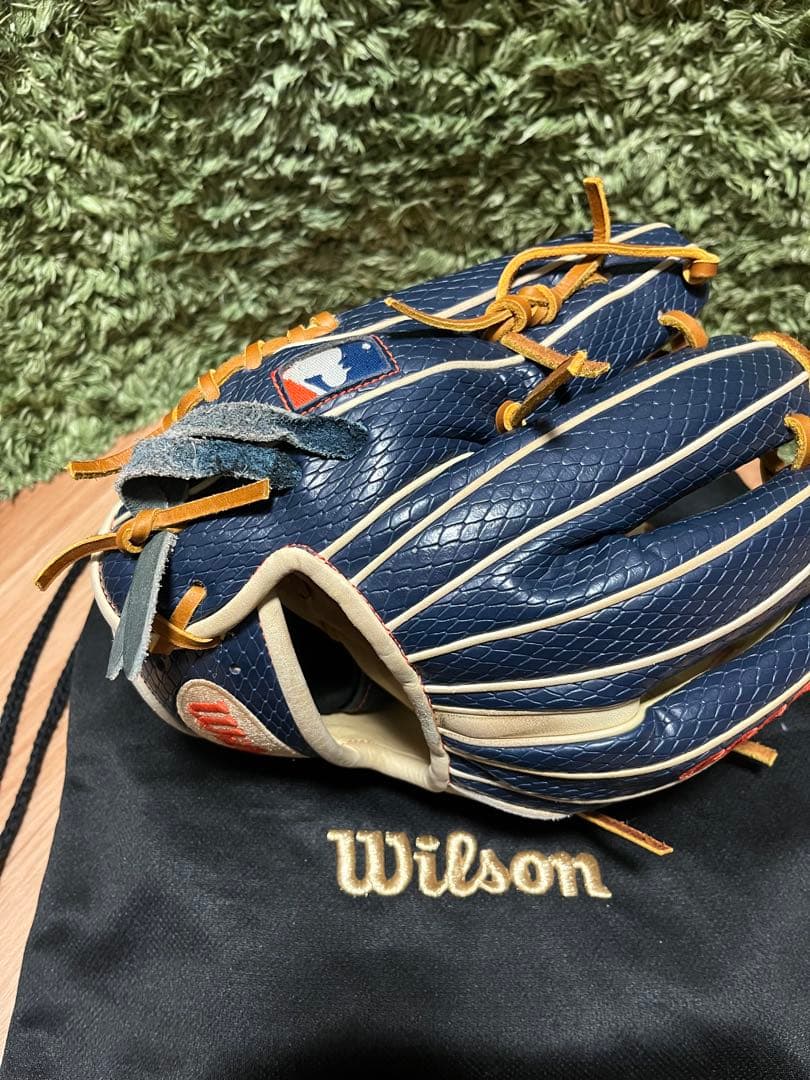 Wilson A2000 JA27 硬式内野手用グラブ キャメル×ネイビーSSS