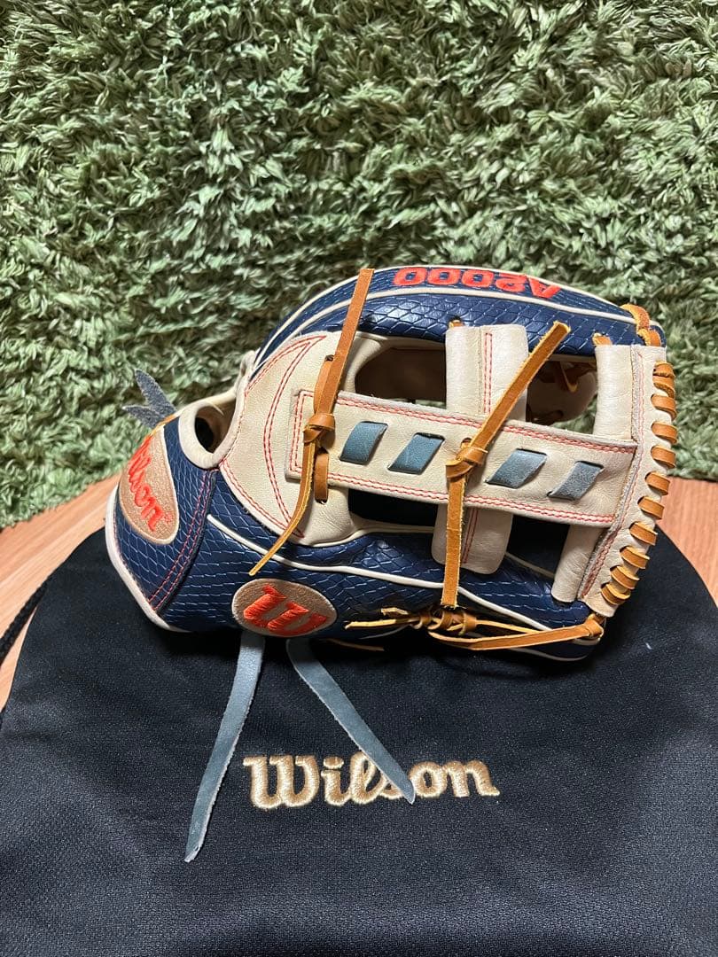 Wilson A2000 JA27 硬式内野手用グラブ キャメル×ネイビーSSS