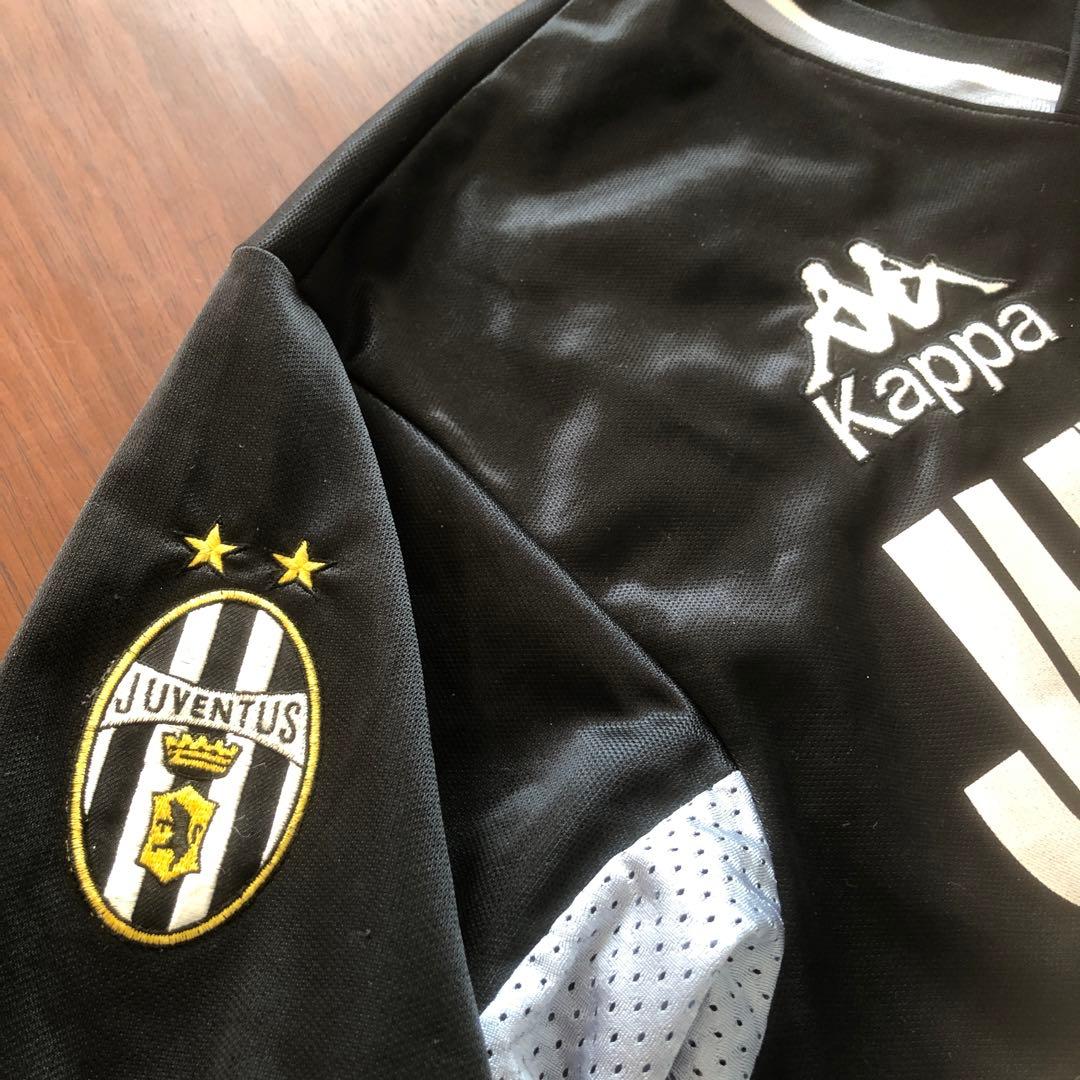 JUVENTUS Kappa トレーニングシャツ 黒/灰