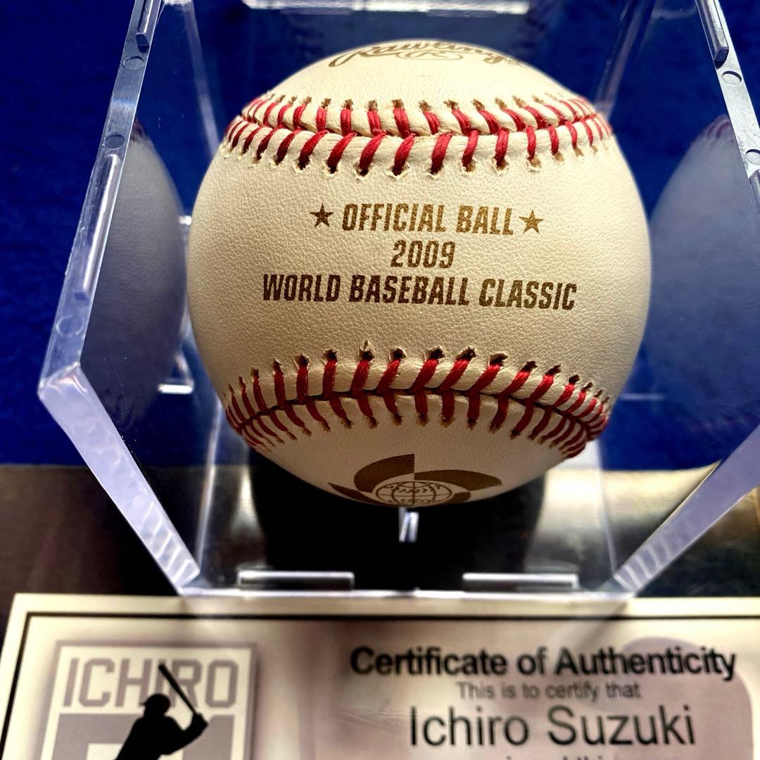 2009WBC 優勝　イチロー 直筆サイン　証明書　ケース付