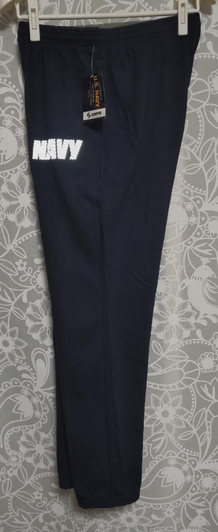 2000年代 USNAVY 米海軍反射 PT スウェットパンツ (L)