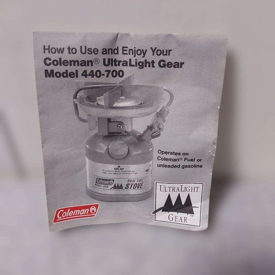 Coleman Model 440ー700Dコールマン日本未発売品