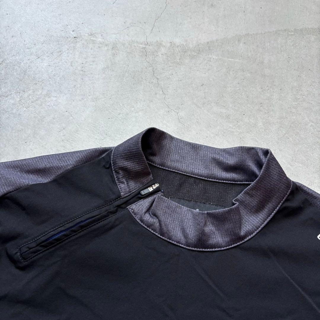 【美品】UNITEMENT ユナイトメント モックネック半袖シャツ 接触冷感 M