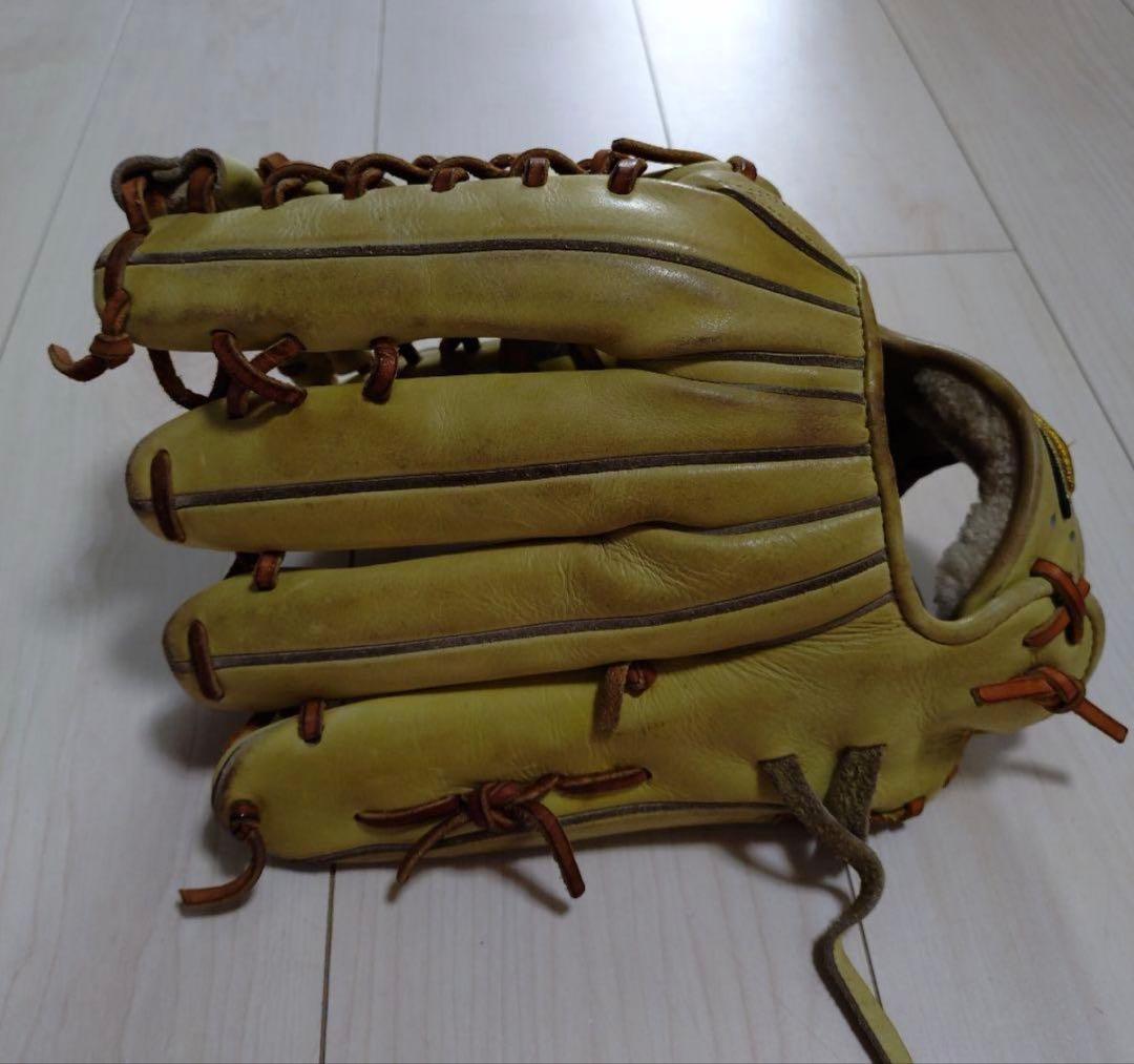 ミズノプロ 軟式グローブ イエロー