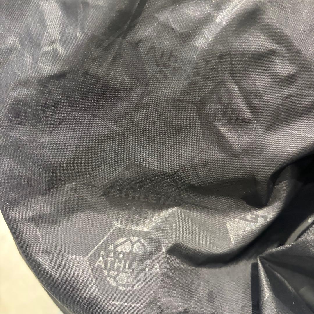 【美品】ATHLETA アスレタ 中綿ベンチコート ロングコート 黒 Lサイズ