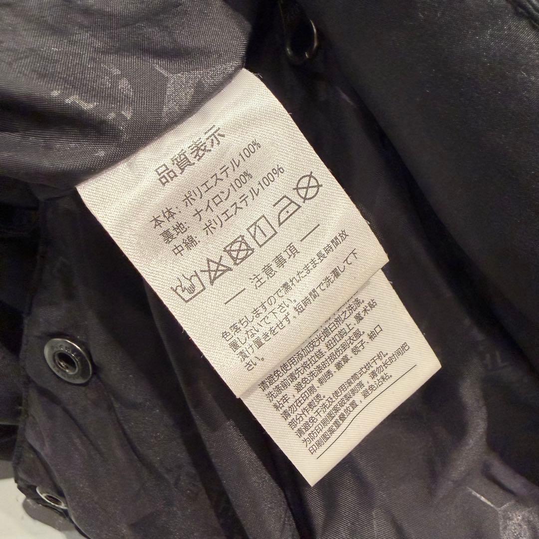 【美品】ATHLETA アスレタ 中綿ベンチコート ロングコート 黒 Lサイズ