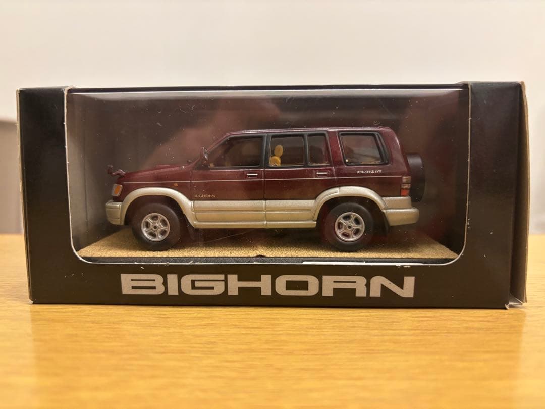 非売品 いすゞ BIGHORN 1/43 ミニカーディーラー配布 2000年頃