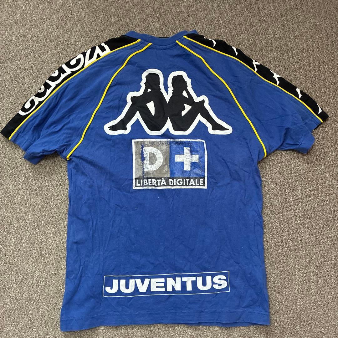 Kappa Juventus シャツ Mサイズ 青　ユベントス