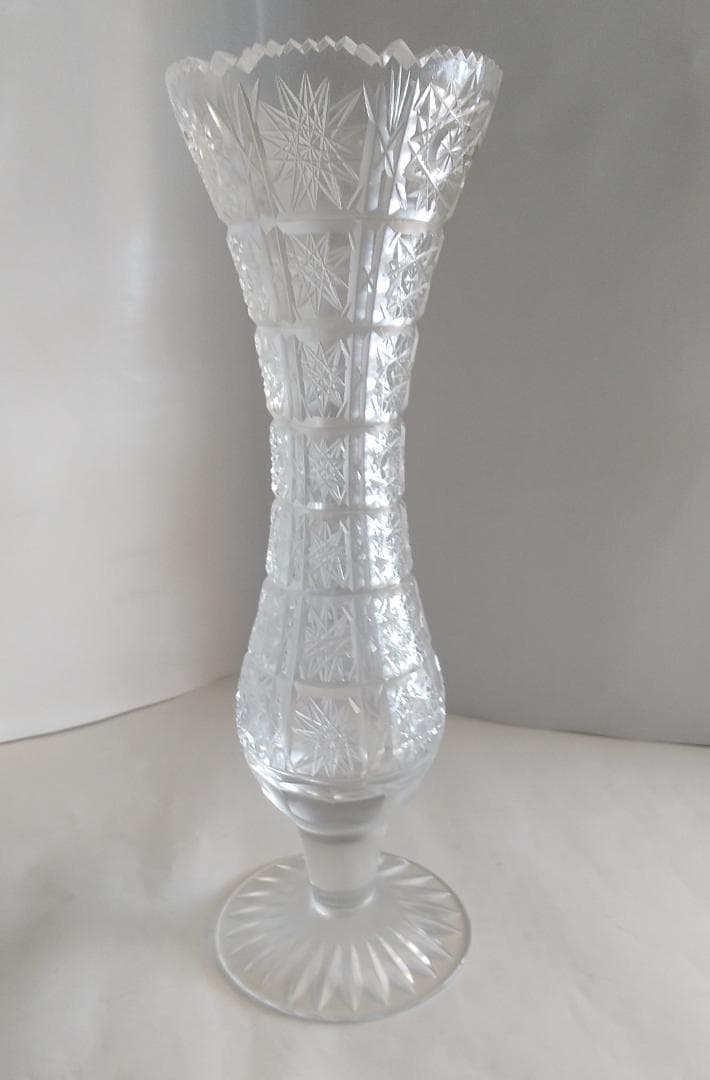 一輪挿し アナトリアンクリスタル 花器 花瓶 新品 未使用 クリスタルガラス