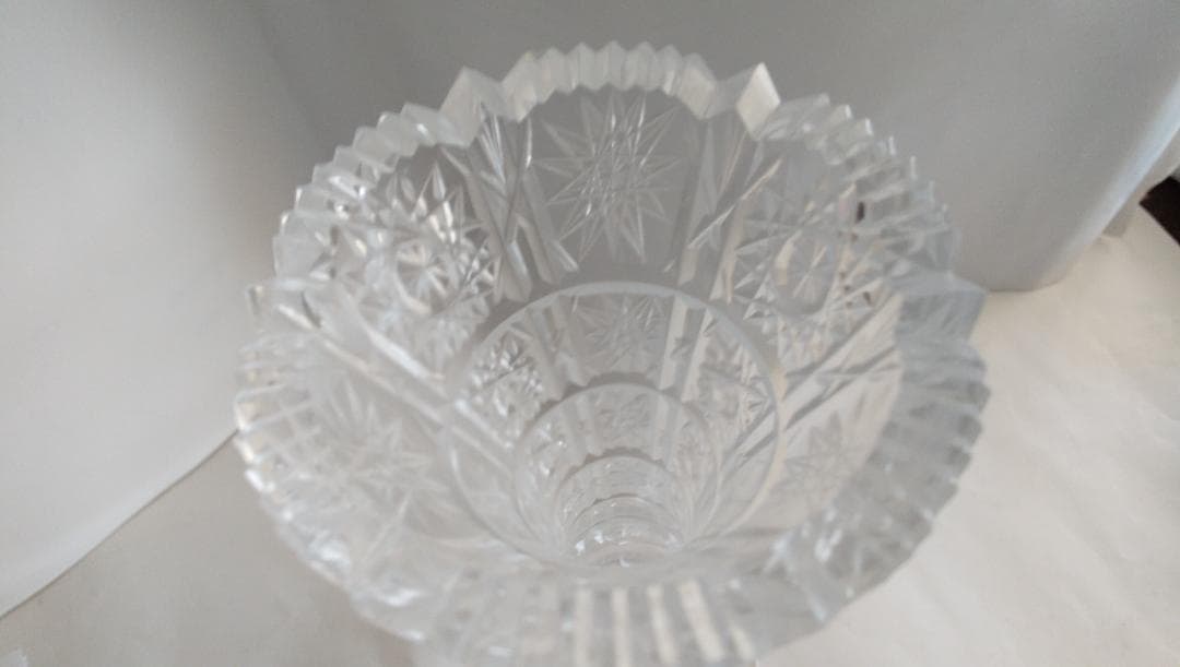 一輪挿し アナトリアンクリスタル 花器 花瓶 新品 未使用 クリスタルガラス