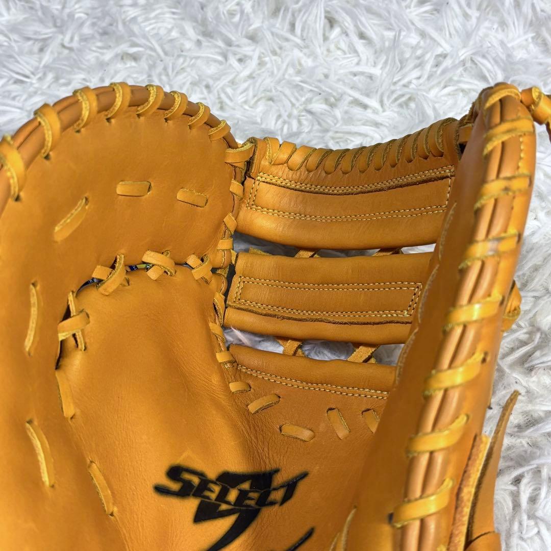 ま　Mizuno 軟式 ファーストミット グローブ 左投げ用 イエロー