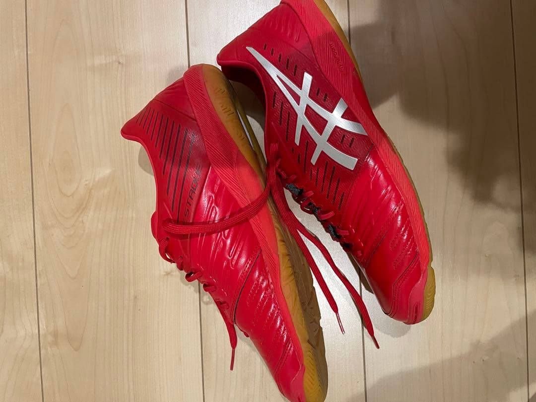 ASICS デスタッキ　FF クラシックレッド×ピュアシルバー　26.5cm