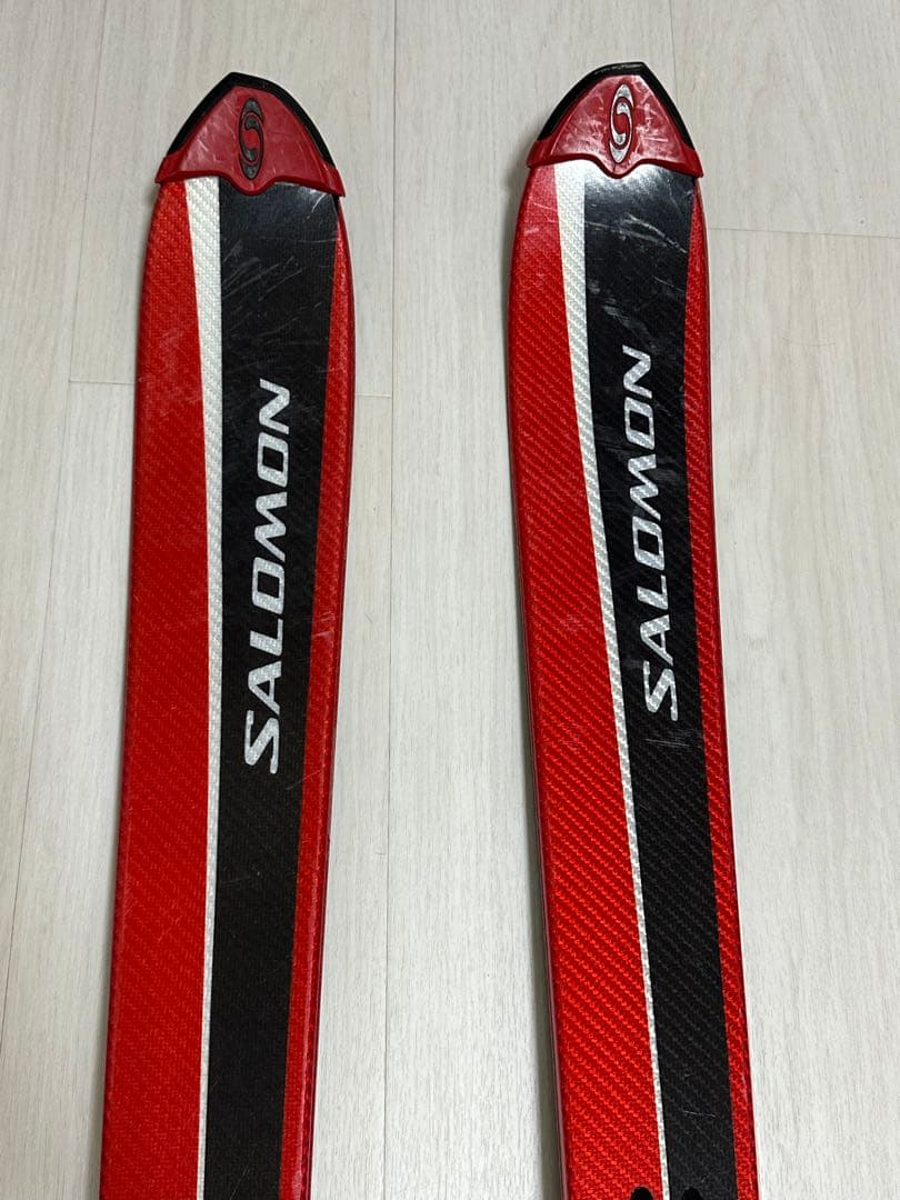 SALOMONスキー板 SUPERAXE EQUIPE 2V ビンディング付