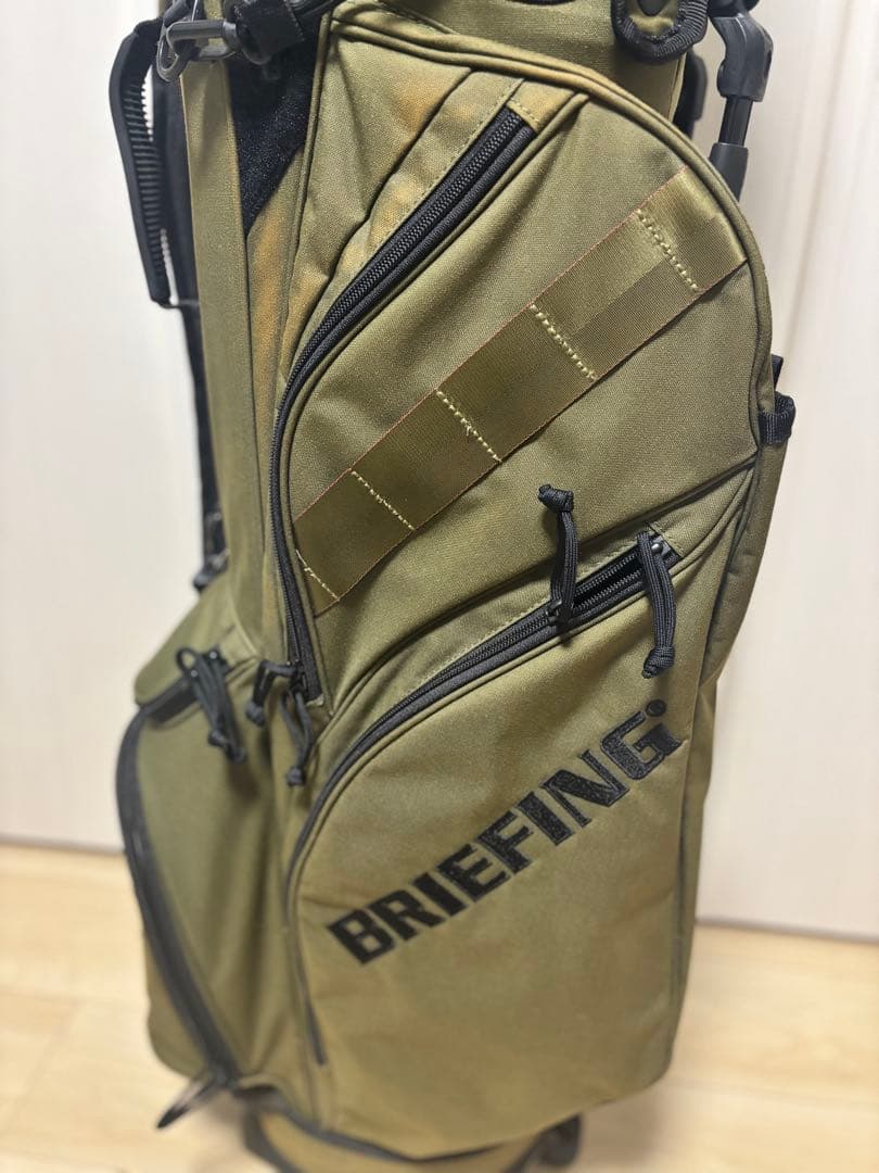【お値下げ可】BRIEFING ゴルフバッグ オリーブグリーン