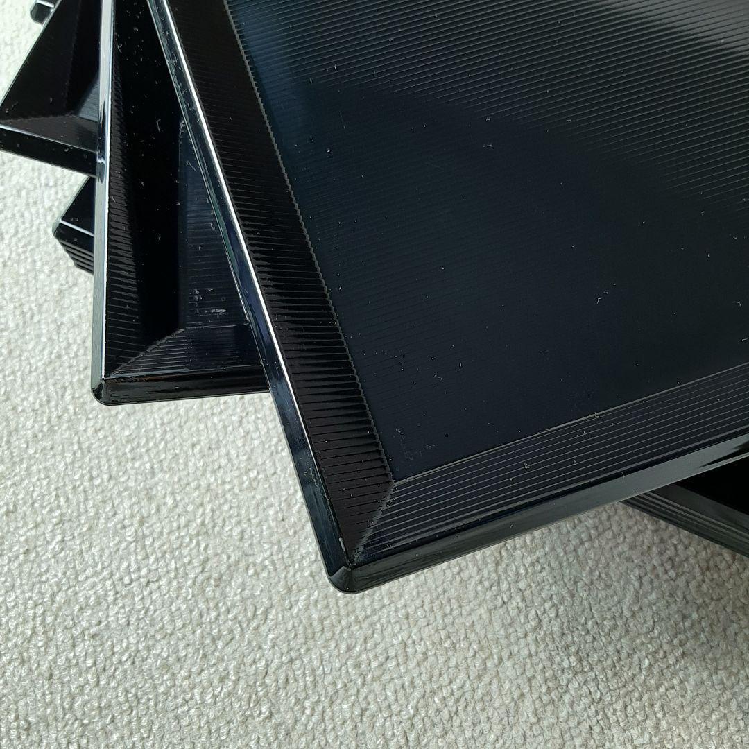 美品★10枚セット★業務用 黒いお盆 長方形トレー