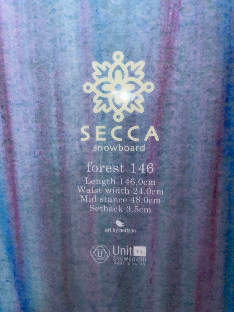 スノーボード secca forest board 146