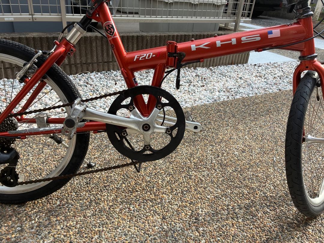 KHS F20-T 折りたたみ自転車ミニベロ　福岡市手渡し限定