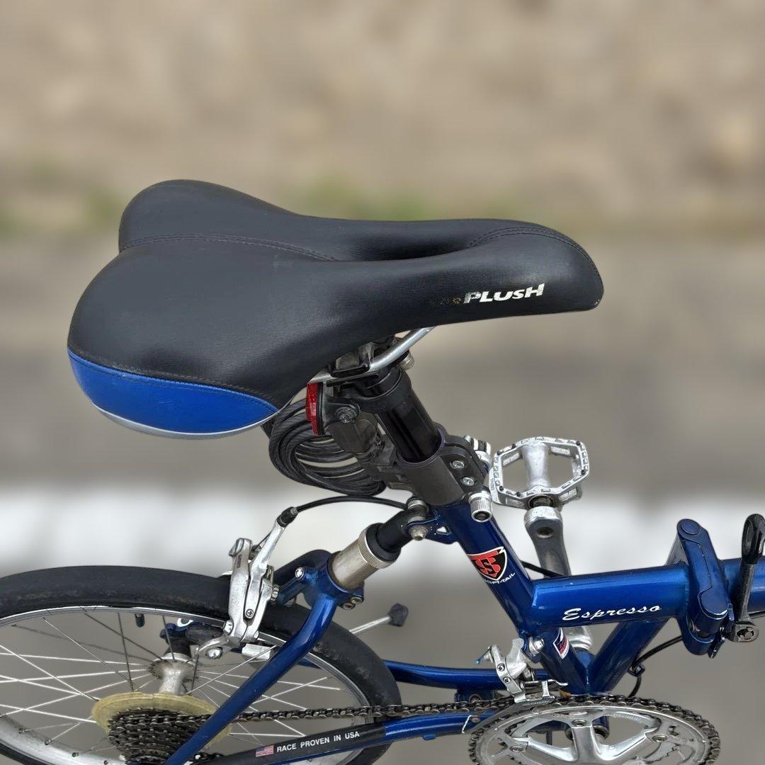 CleanSpeed Espresso 青 折りたたみ自転車