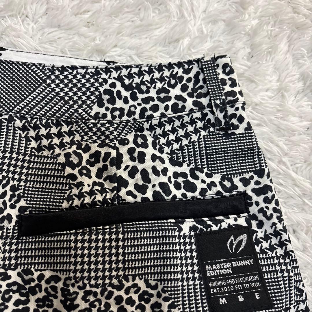 極美品　マスターバニー　パーリーゲイツ　　ヒョウ柄　フリル　ゴルフ　サイズ0