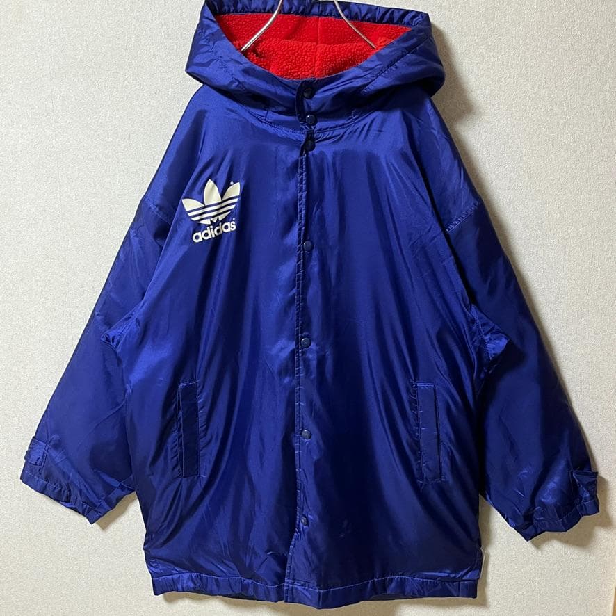 【希少】adidas アディダスオリジナルス バックロゴ ベンチコート