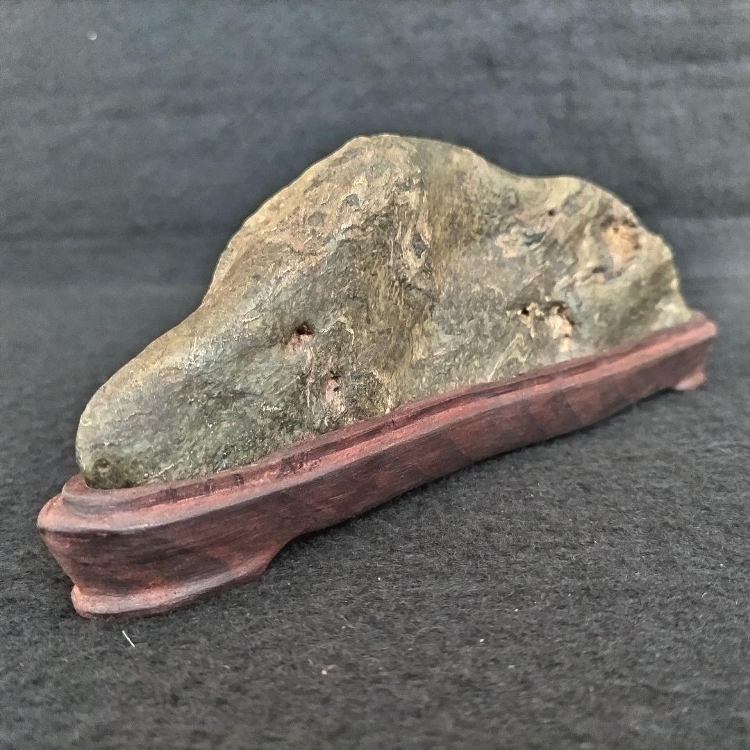 神居古潭石 輝緑石 青黒石 青古潭 茄子紺 自然石 水石 鑑賞石 盆石