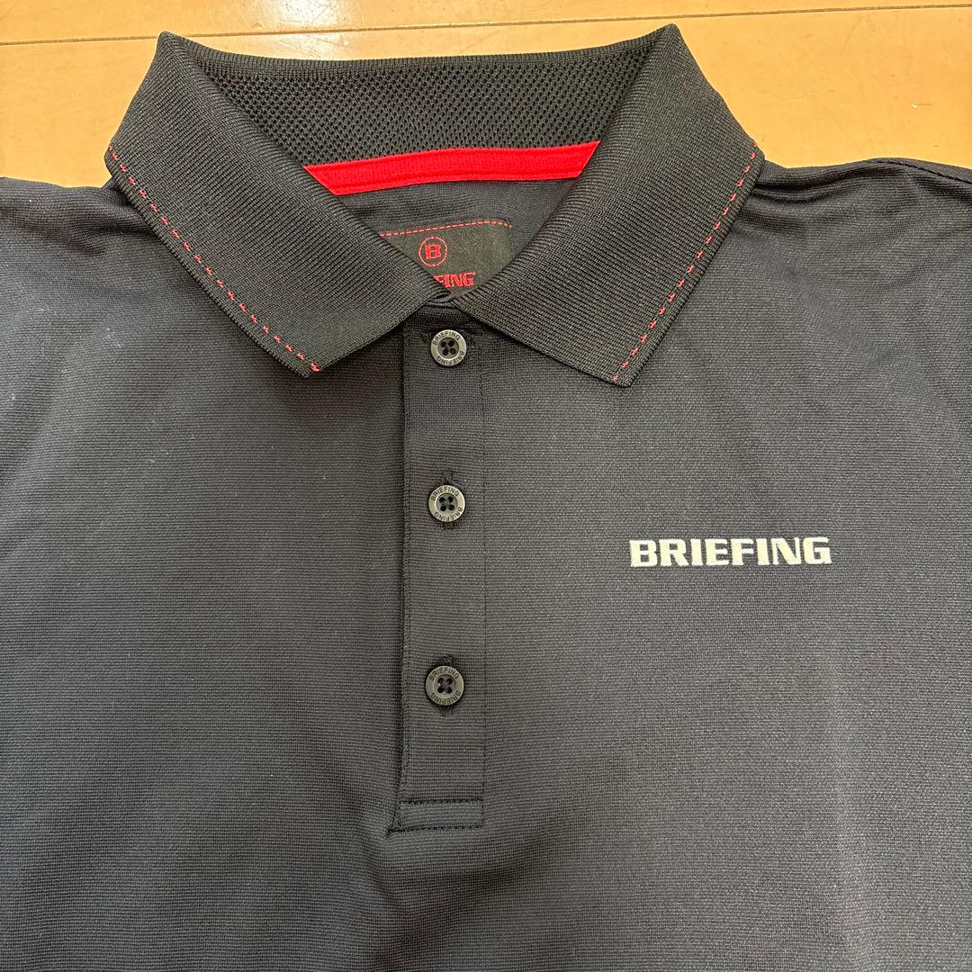 BRIEFING 黒 ポロシャツ　メンズM