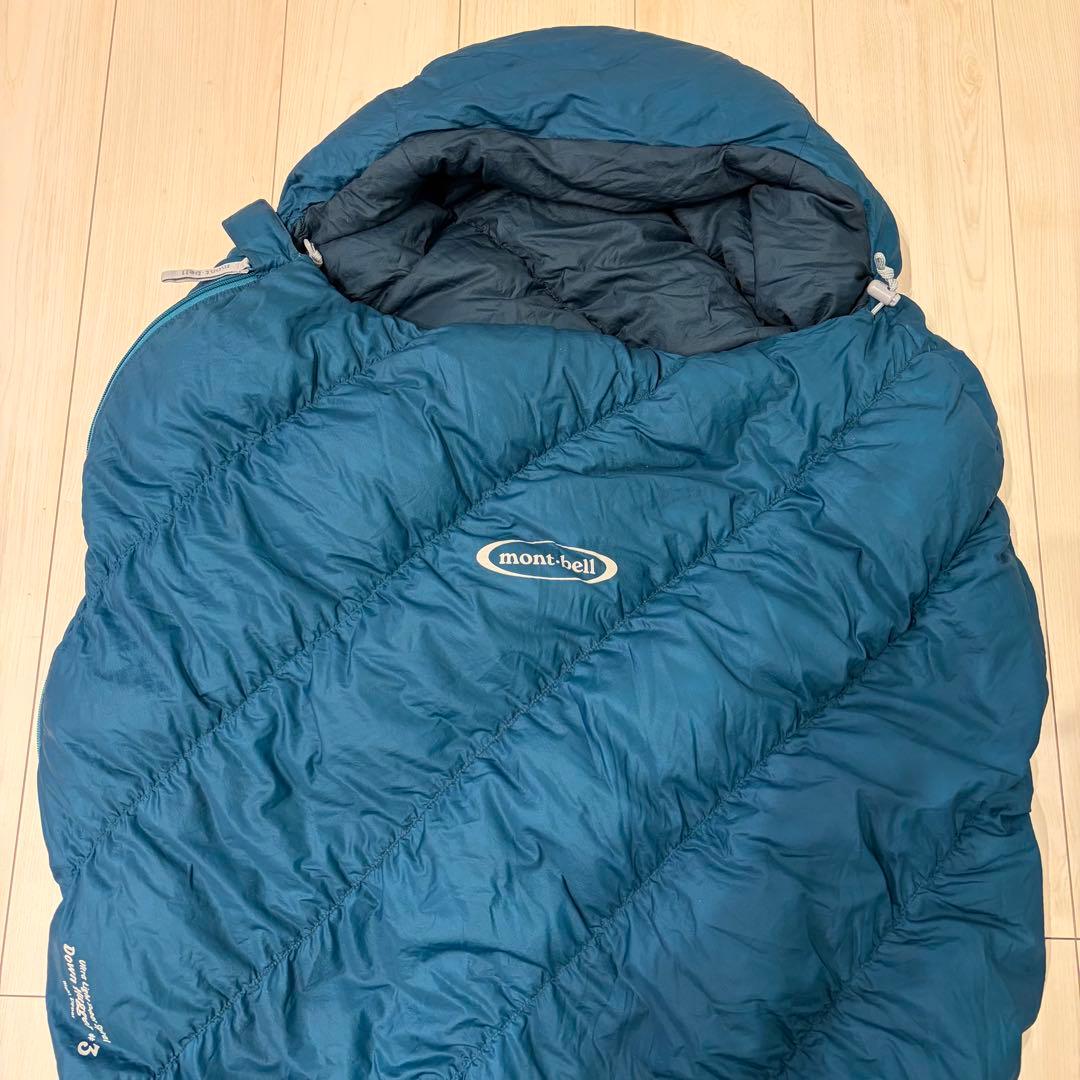 【美品】モンベル U.L.スーパースパイラルダウンハガー800 #3 900#5