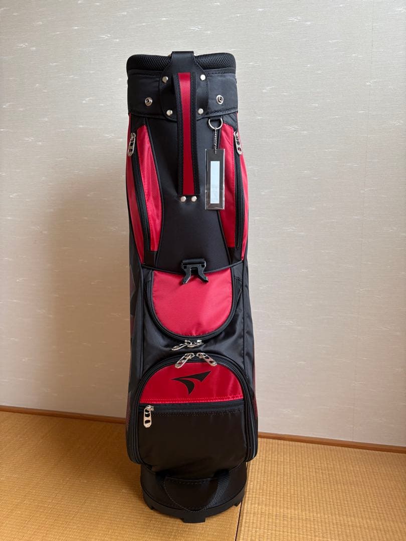 TOURSTAGEゴルフバック　ツアーステージ　赤✖️黒　新品未使用
