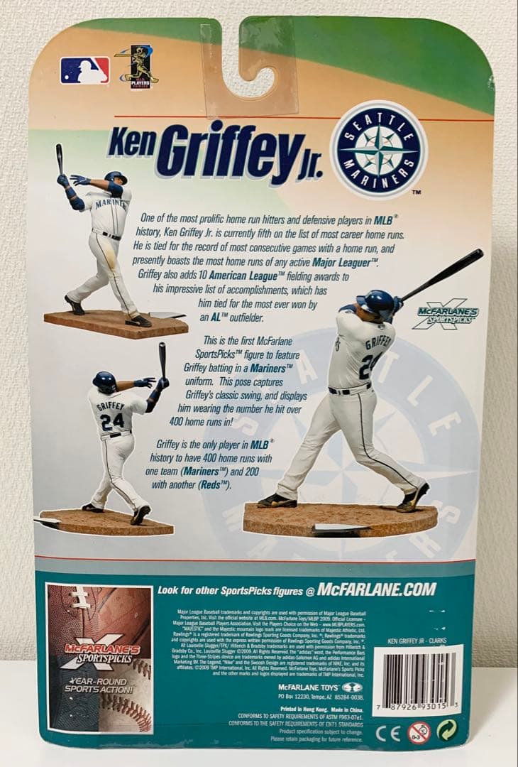 Mcfarlaneマクファーレン MLBフィギュア ケン・グリフィーJr.
