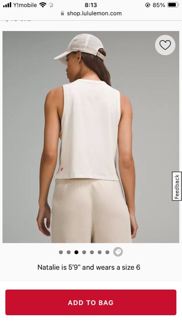 その他 Lululemon Cotton-Blend Tank Top
