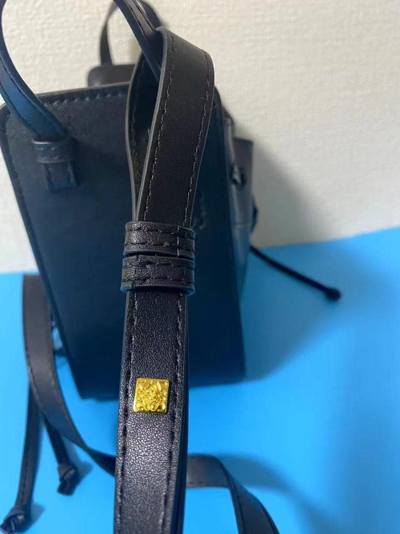 【美品】LOEWE ブラック トートバッグ