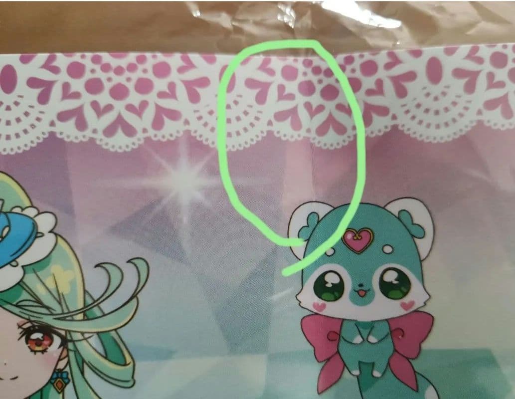 名探偵プリキュア　絵本の回転什器用ポップ