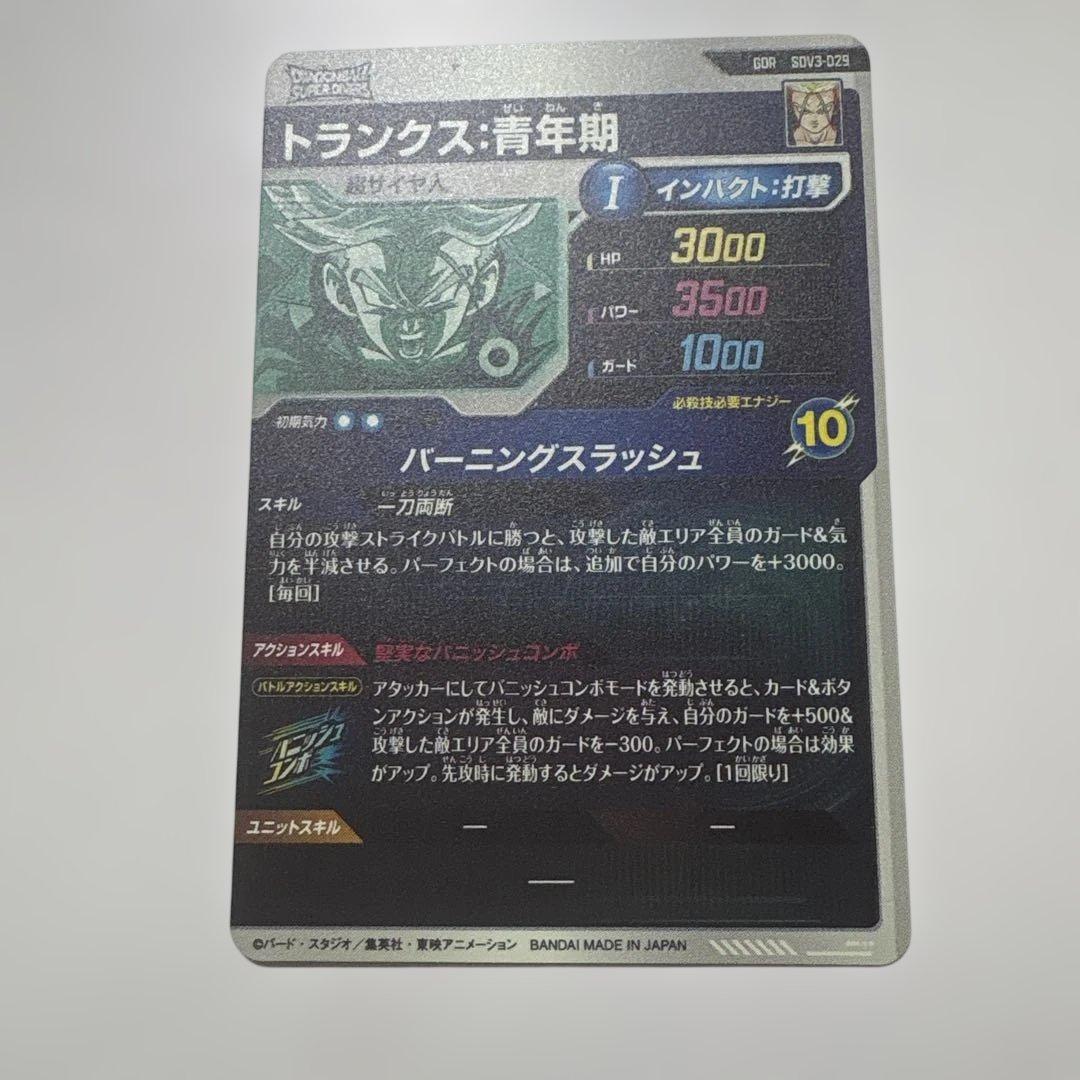 SDV3-029トランクス:青年期