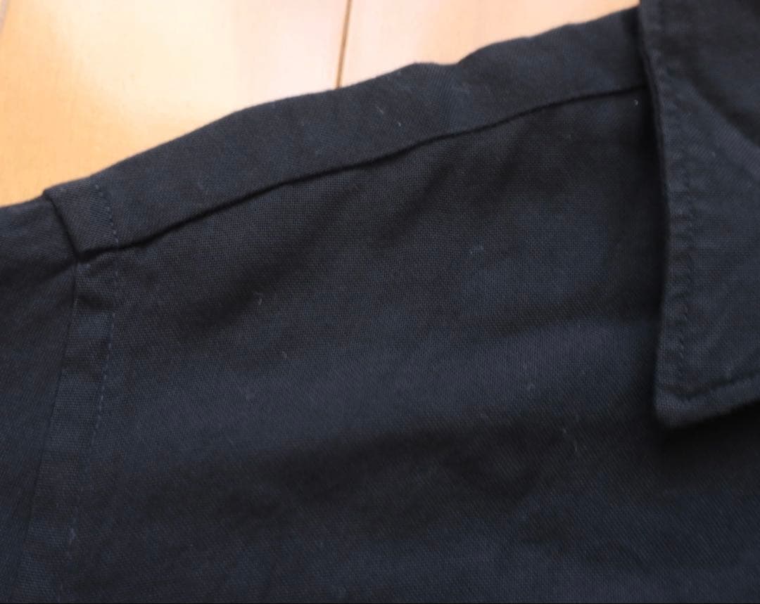 60s Hilton ヒルトン ビンテージ ボウリングシャツ 黒 USA製 M
