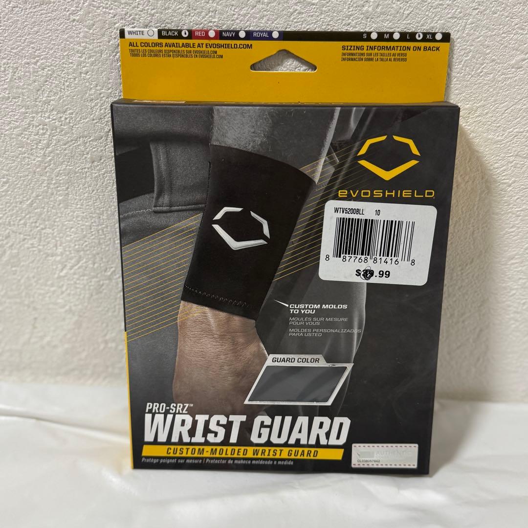 Evoshield SRZ-PROブラック Lサイズ リストガード リストバンド