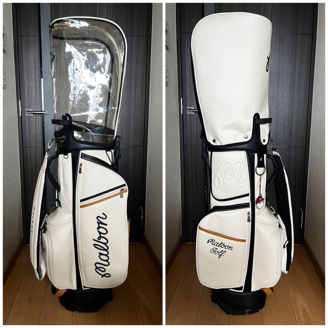 超美品大人気マルボンゴルフ スタンドキャディバッグ Malbon Golf 9型