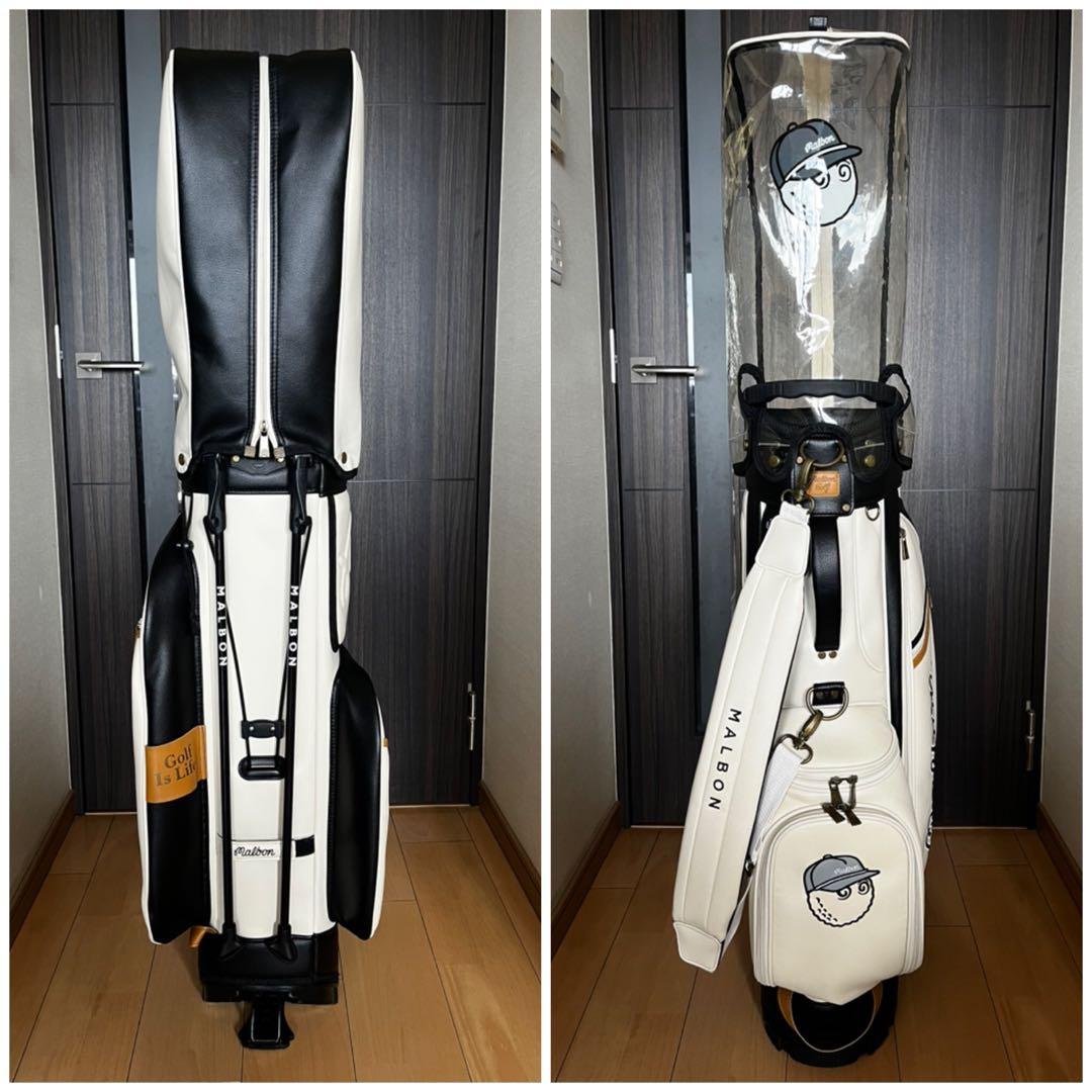 超美品大人気マルボンゴルフ スタンドキャディバッグ Malbon Golf 9型