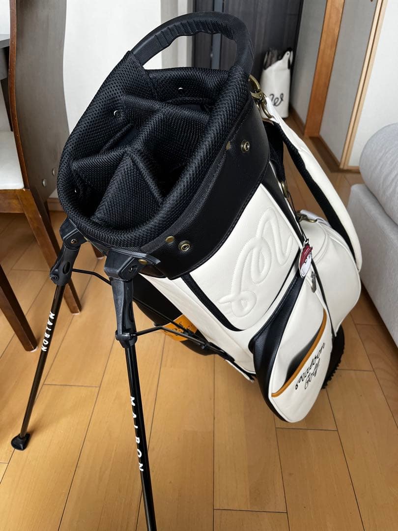 超美品大人気マルボンゴルフ スタンドキャディバッグ Malbon Golf 9型