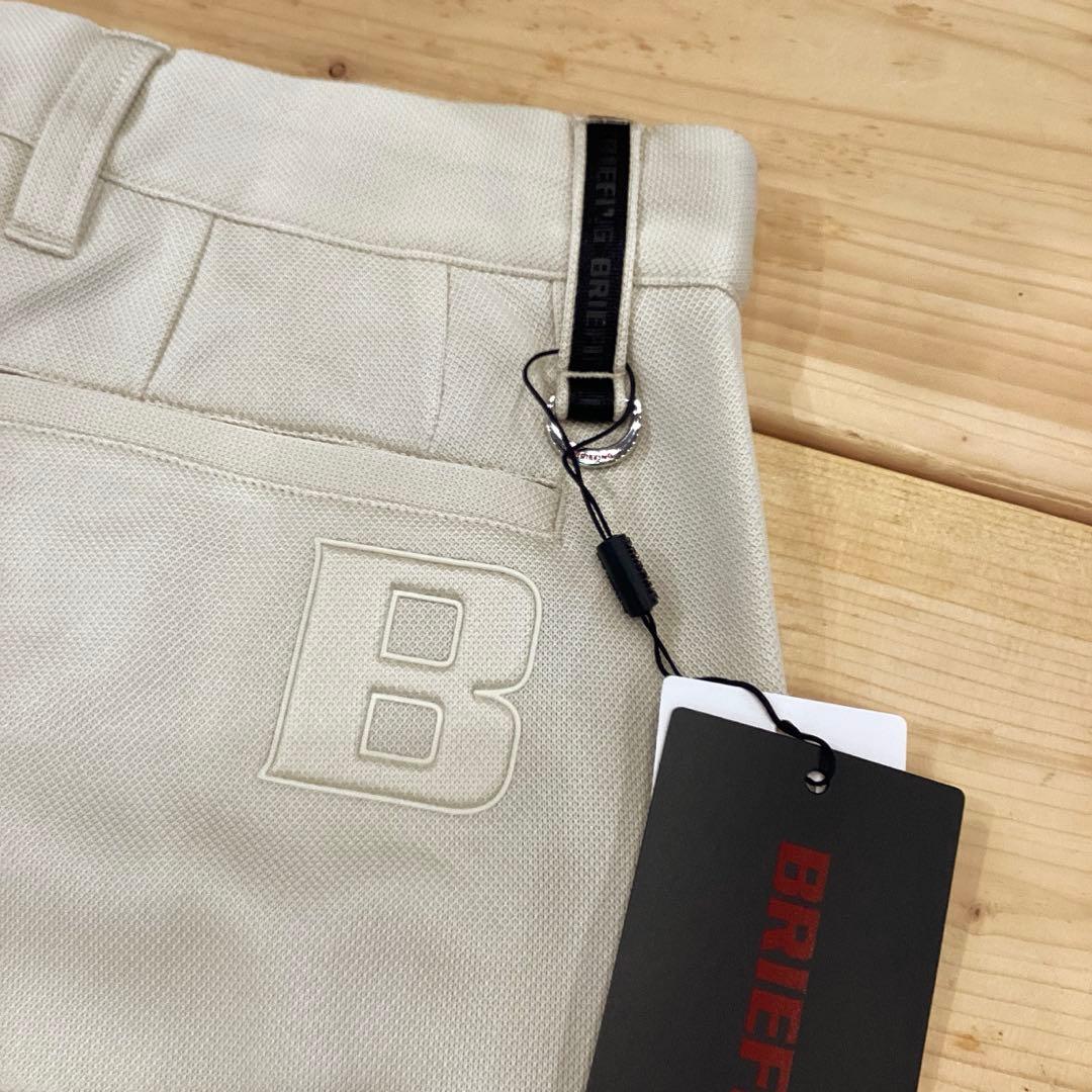 BRIEFING 新品 STITCHED 3D LOGO SLIM PANTS