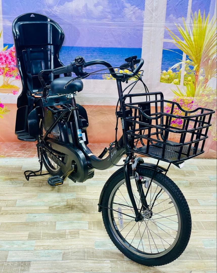 人気モデル！パスバビー12AH⭐️ヤマハ子供乗せ電動アシスト自転車Y3563