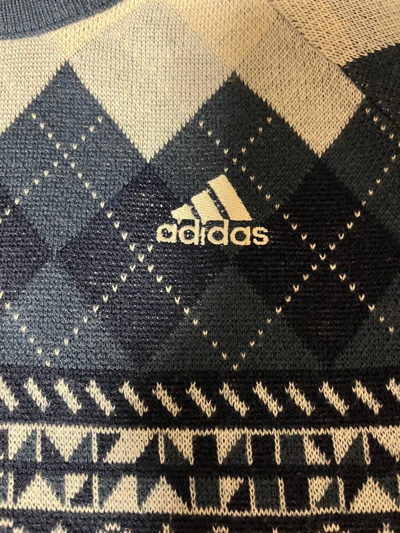 adidasゴルフニットセットアップSサイズ3点セット(サンバイザー付き)