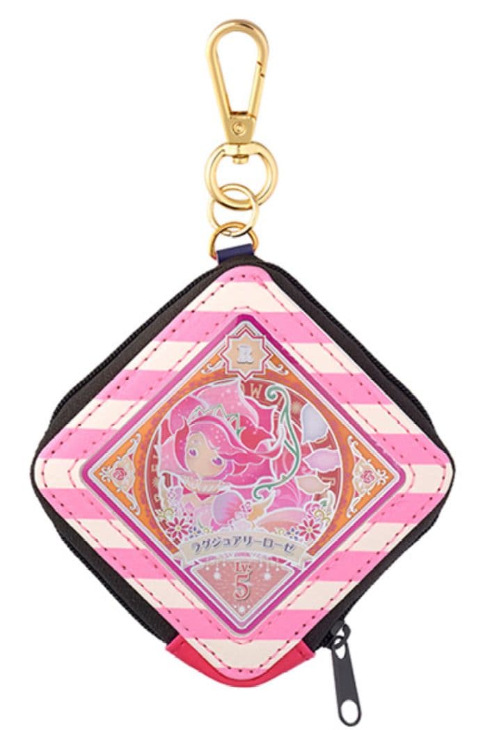 9987☆アイカツプラネット スイングコレクションポーチセット 陽明咲 ローズ