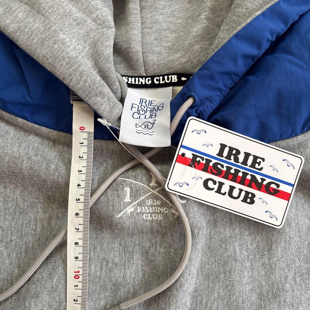 IRIE FISHING CLUB パーカー XL グレー/ブルー