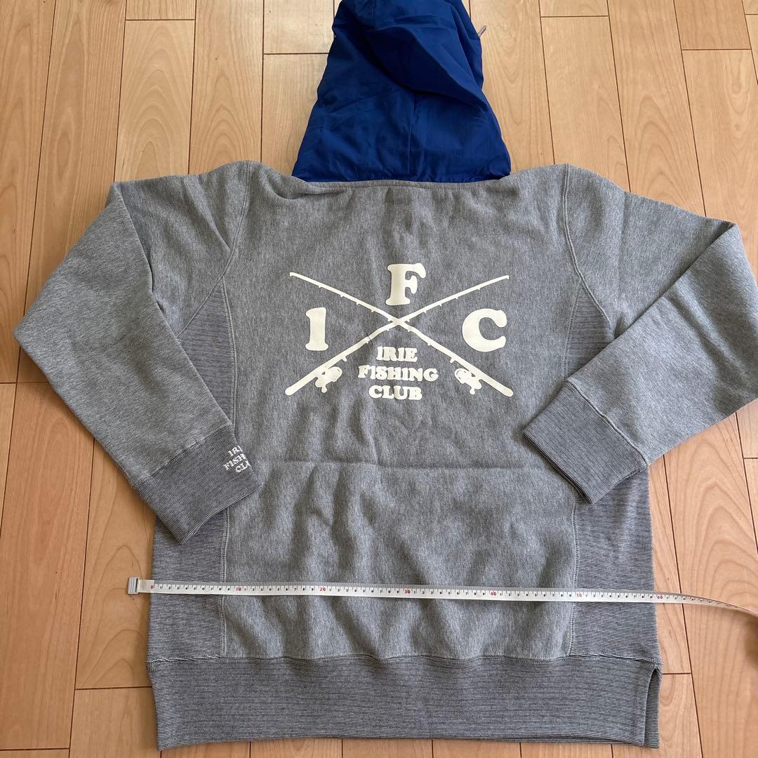 IRIE FISHING CLUB パーカー XL グレー/ブルー