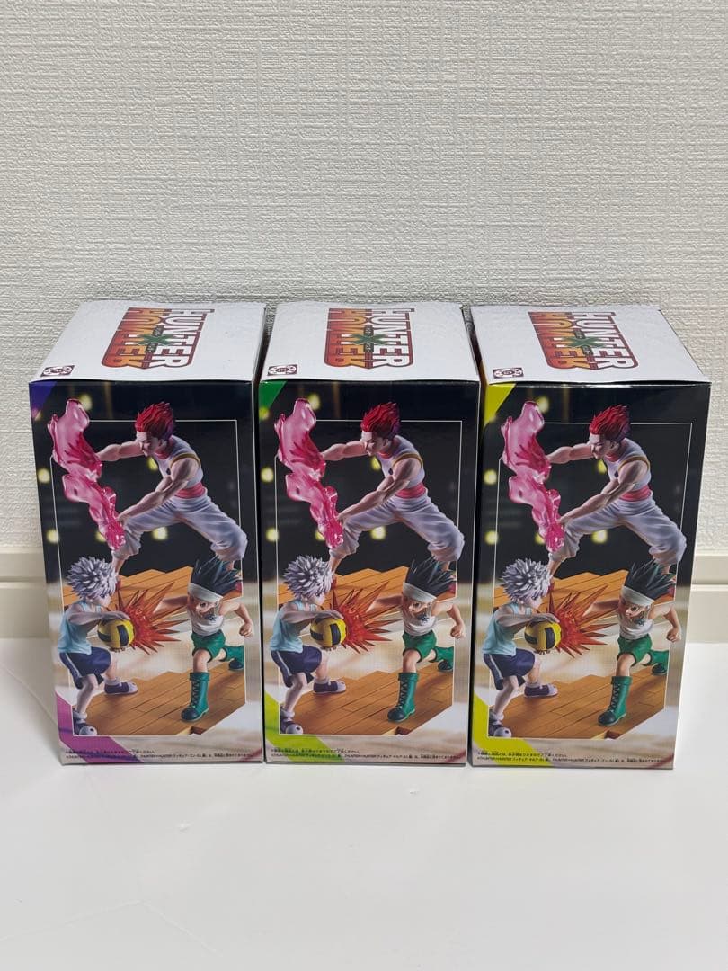 ハンターハンター グリードアイランド編　フィギュアセット（ゴン、キルア、ヒソカ）