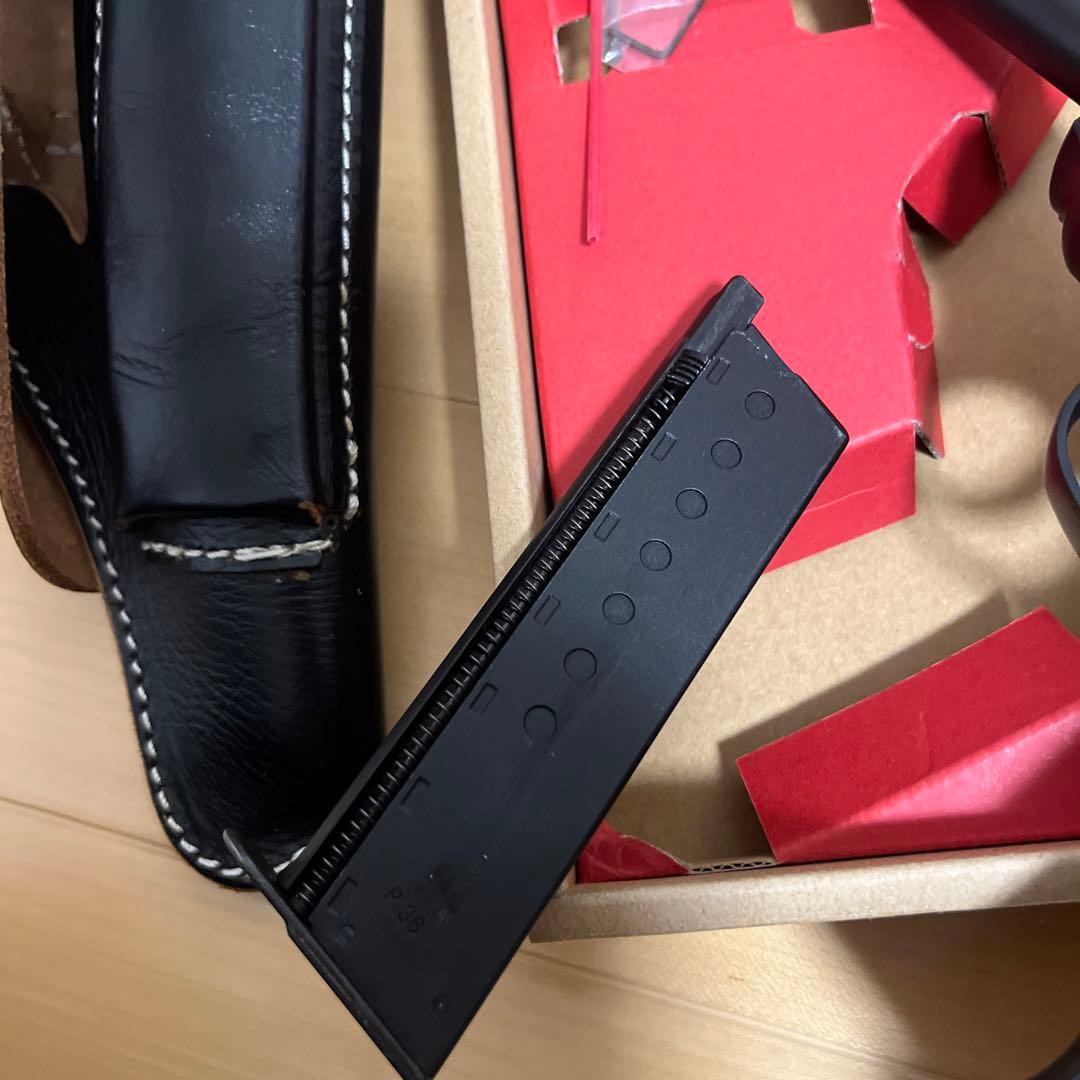 マルゼン ワルサーP38 ホルスター付き　メルカリ便　ガスブロ