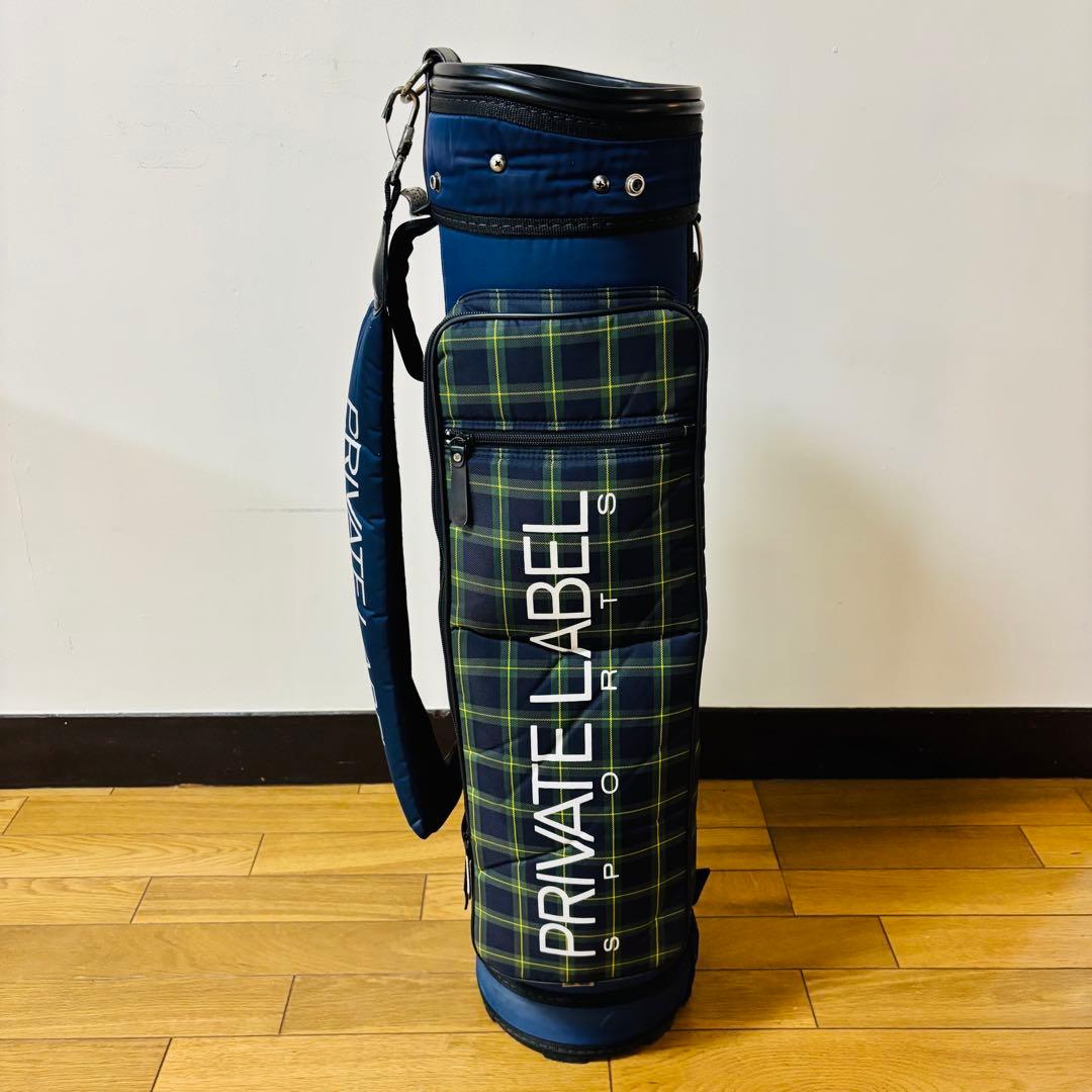 PRIVATE LABEL SPORTS チェック柄ゴルフバッグ 送料込み