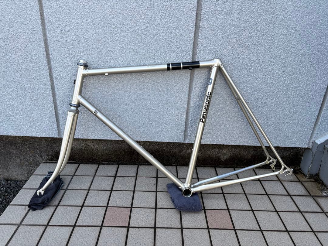Panasonic ロードバイク クロモリフレーム