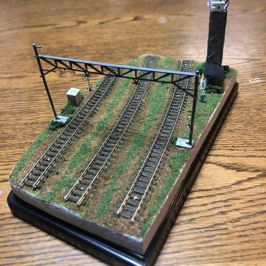 Nゲージ車両展示台